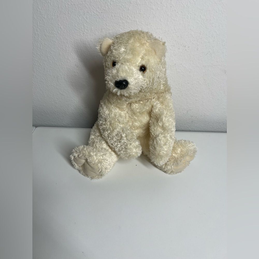 SeaWorld Polar Bear 14” Plush Teddy White Stuffed Animal Souvenir